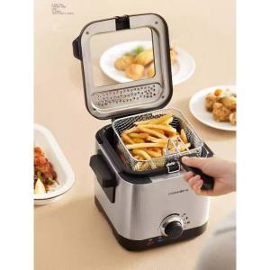 가정용튀김기 전기 미니 캠핑 전기포트 새우튀김 냄비