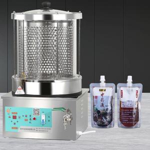 대용량약탕기 뷔페 식당 전기포트 유리 20L 수도꼭지