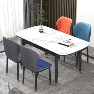 대리석식탁 확장형 빌트인 인덕션 가정용 주방 테이블