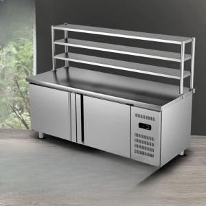 식당 셀프냉장고 선반 디스플레이 셀프바 영업용 토핑