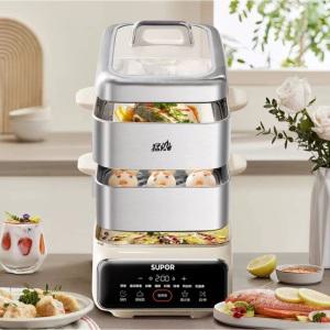 전기찜기 2단 스테인레스 가정용 대용량 고구마 떡