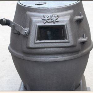 주물 화목난로 장작 가정용 벽난로 미니 소형 철판