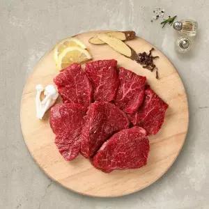 [투뿔한소] 1++ 한우 설도살 스테이크 150gx3팩