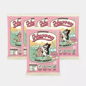 [허레이]자이언트페이퍼 바디티슈 5팩 [반려동물 전용 물티슈]