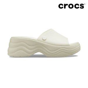[크록스] 여성 스카이라인 슬라이드 본 208182-2Y2