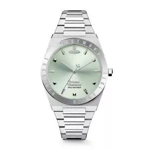 [비비안웨스트우드] 시계 여성 여자 실버 그린 메탈시계 VV244PGRSL