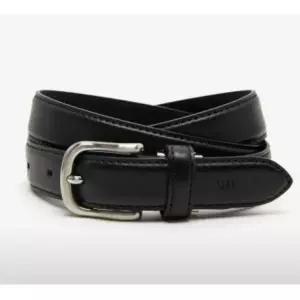 [롯데백화점]닥스 액세서리 [쇼핑백동봉]블랙 가죽 슬림 버클 여성벨트 DBBE1F741BK