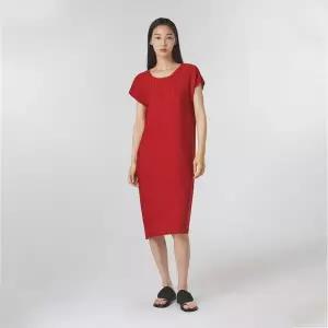 [플리츠미](대구신세계)[최초 판매가 138000원] 밤부 플리츠 원피스_EPOPM024003