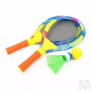 FIRSTOK 큰 배드민턴 라켓 세트 유아체육용품 휴대용빅민턴 휴대용라켓볼