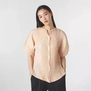 [플리츠미](대구신세계)[최초 판매가 169000원] V 핸즈 플리츠 5부 재킷_PPJKM024010