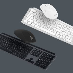 지클릭커 오피스프로 인체공학 펜타 무선 키보드 무소음 마우스 세트 WMK20