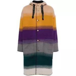 로베르토 카발리 블랭킷 스티치 컬러 블록 코트 JNR265FE235 TP427640389