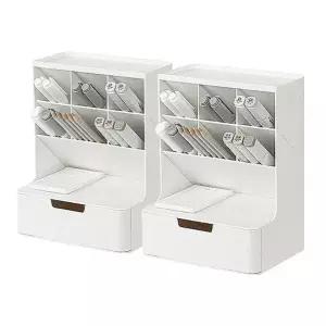 시스맥스 하이브 데스크 오거나이저 화이트 X 2개세트