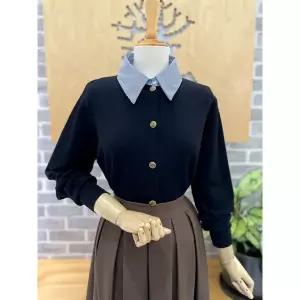 [레코브](광주신세계)배색카라니트가디건(LC61D9KC533X)