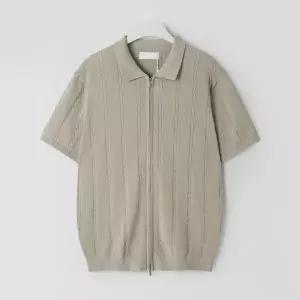 [엠엔씨][MNC] 케이블 반팔 집업가디건 (MDCD229RO)