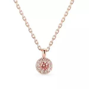 18k 코코 클래식 핑크 랩 다이아몬드 목걸이