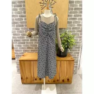 [레코브](광주신세계)플라워체크 뷔스티에원피스(LC61D9OP567X)