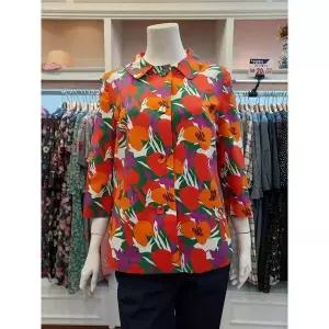 [하프클럽/앤디스클라인]앤디스클라인 세이브존07 꽃나염 면자켓 A2O1AJ102A