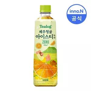 티로그 제주청귤 아이스티 녹차 500ml x 20개 / 제로칼로리 제로음료 0kcal