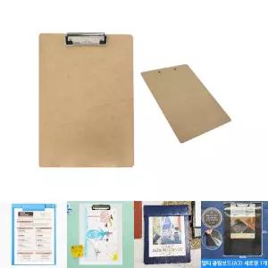 A4 집게클립 우드 클립보드 5개/보드/클립/보드A4/서류/정리/A3/투명/크립/보드판/스탠드/보드A5/펜꽃이