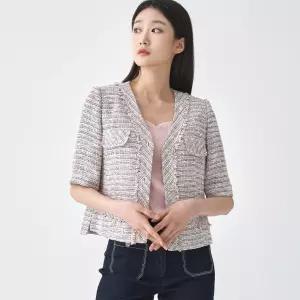 피어로즈 트위드 반팔자켓 LFJKO491_PK