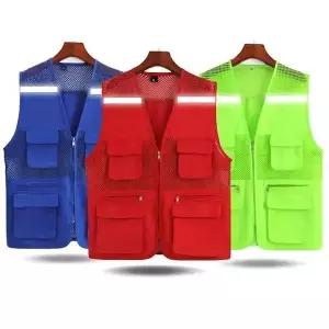 [하프클럽/]애글 반사판 여름 메쉬 조끼 작업 공장 등산 낚시 택