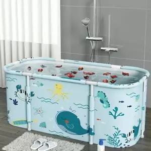 [하프클럽/]스파세상 접이식 간이욕조 2인용 성인 휴대용 목욕통