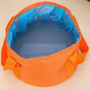 여행 캠핑 출장 발건강 방수 대야 휴대용 족욕 가방_W7D40C4