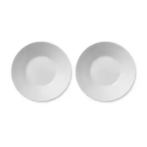 [로얄코펜하겐](강남점)화이트 플레인 딥 플레이트 24cm 2개_2408606_2