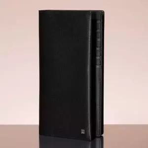 [닥스](센텀시티점)DBWA4F831BK [장지갑][FELTON][펠튼] 블랙 가죽 DD로고 모던 클래식