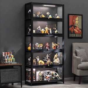 피규어 장식장 원목 아크릴 진열장 레고 건담 케이스 선반