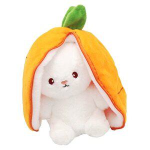 아가플러스 당근 속에 숨은 수줍 토끼 인형 24cm