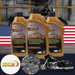 일렉트라 글라이드 할리용 미국벡스 20W50 4T 고점도 합성엔진오일 1L ONX-014 bs08032