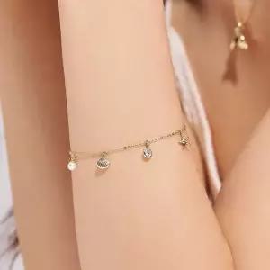 14k 모이사나이트 언더더씨 팔찌