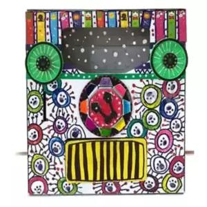 초등미술 뽑기기계 본체꾸미기용 종이머신 도안 3개 미니어처만들기 접기놀이 체험용