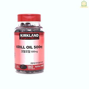 [정품] 커클랜드 시그니춰 크릴오일 500mg x 180 항산화 건강 영양제 면역 기능 질병예방