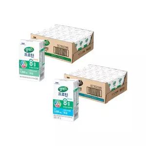 셀렉스 프로틴 음료 오리지널 팩, 125ml, 24개 + 로우슈거 팩, 125ml, 24개 