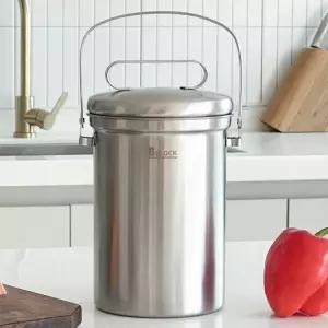 [비블럭] 올스텐 304 음식물 쓰레기통 3L