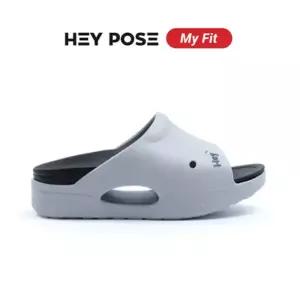 [건강슬리퍼] 아치서포트슬리퍼 헤이포즈마이핏-그레이 족저근막염 무지외반증 평발 요족 근골격통증 발바닥통증 보행 교정 