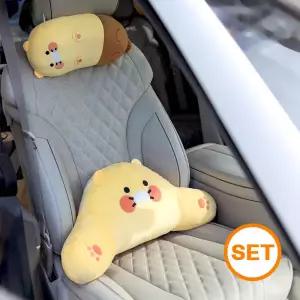 아트박스/카카오프렌즈 (세트) 카카오프렌즈 차량용 목쿠션+등쿠션 세트