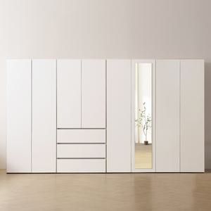 이븐 터치 빅수납 거울 옷장 서랍 이불장 장롱 3200세트 드레스룸 시스템장