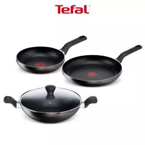 [테팔] 퍼펙트 브라운 프라이팬 멀티 4종세트(팬20+팬28+양수웍28+유리뚜껑)