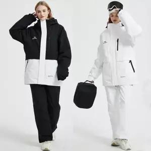 남자 여성 스키복 세트 커플 스키보드복 스키장옷