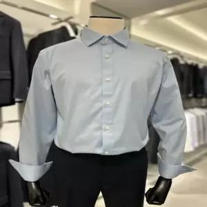 [트루젠] 트루젠 스카이블루 비지니스캐주얼 이지케어 스판 데일리 긴팔 드레스셔츠 228816003024