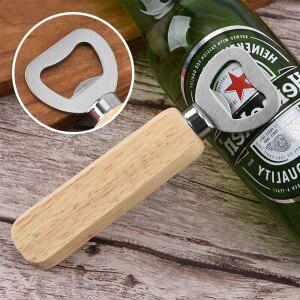 병뚜껑 오프너 우드 원목 고급 병따개