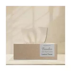 휴홈 무표백 보습 뱀부 로션 티슈 비염 민감성 전용 200매, 3개