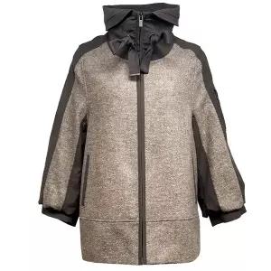 [데시데](의정부점)칼라블록 울블랜드 짚업자켓 DOW509