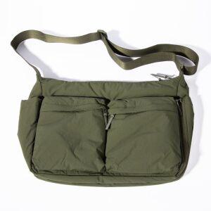 유니클로 디자인 숄더백 포터맛 멀티 포켓 포터 남성 다크올리브 크로스백 멀티포켓 백