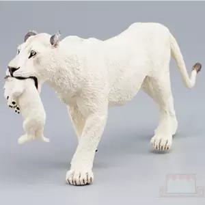 모형완구 흰 사자와 아기사자 장난감피규어