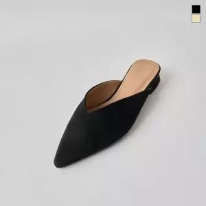 미르바네스슈즈 238 브이컷 스웨이드 뮬_3cm